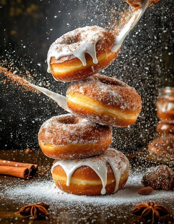 Донат с глазурью